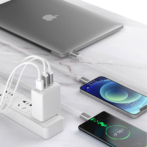 شاحن تقنية 65 واط محمول نوع سي USB، شاحن حائط GaN للسفر، مزود طاقة خارجي، محول سفر للهاتف المحمول