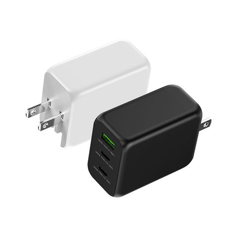 شاحن تقنية 65 واط محمول نوع سي USB، شاحن حائط GaN للسفر، مزود طاقة خارجي، محول سفر للهاتف المحمول