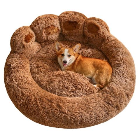 Cueva Para Gatos Cama Redonda Para Gatos/perros Terciopelo Y