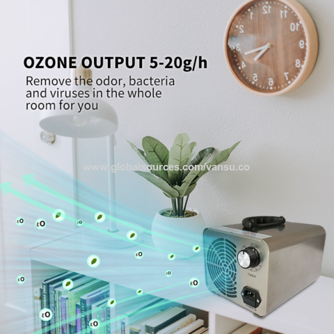 20000mg/h Ozone Machine Generator for Odor Removal Ozonator O3 Machine for  Home Car Office Large Room