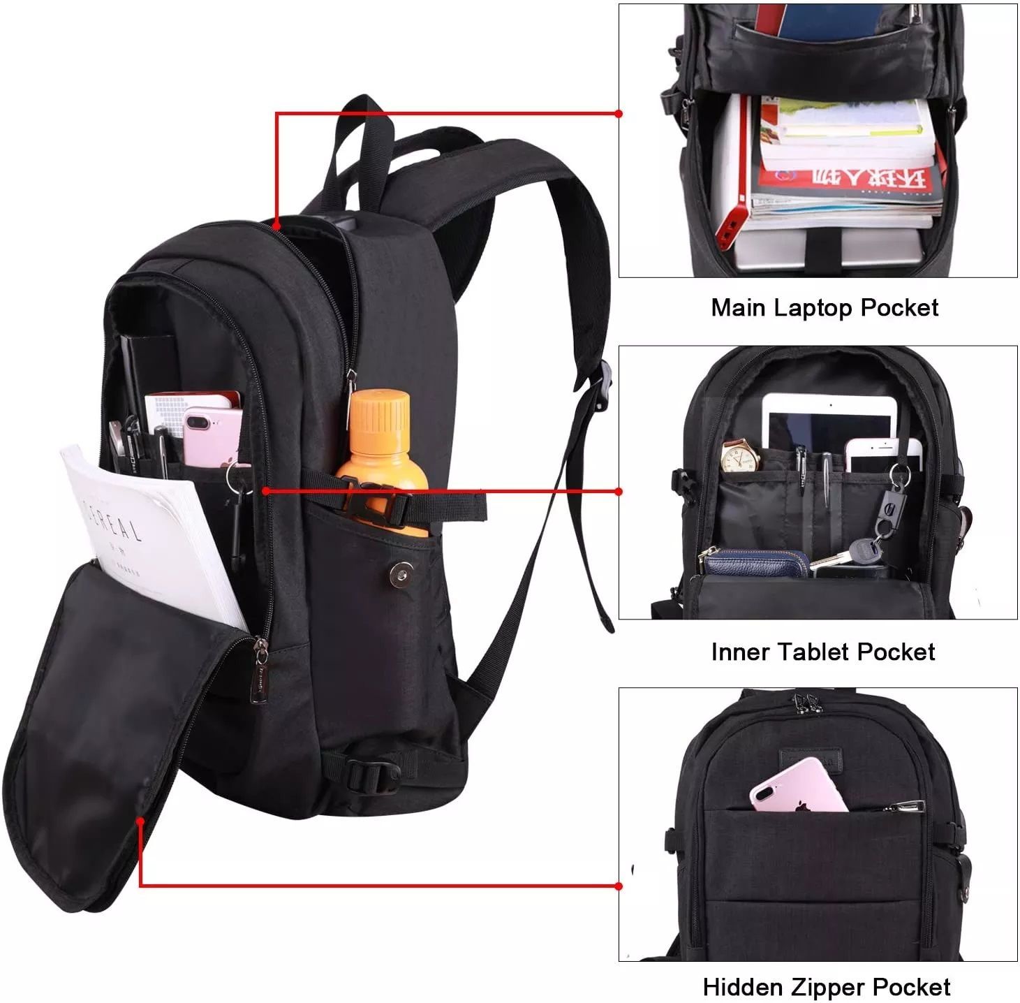 Buy Wholesale China Anti-theft Business Backpacks Bags Travel Laptop ...