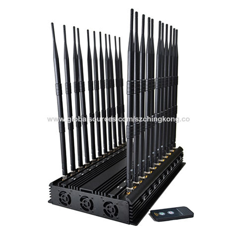 16 Antennas Super High Power Cell Phone Jammer block 2G 3G 4G 5G