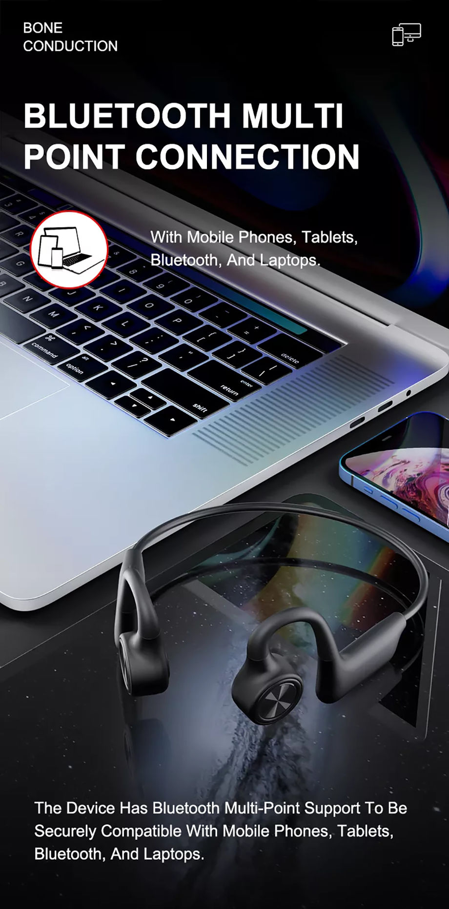 Buy Wholesale China Costeffective Open Ear Sports Bt 5.3 Wireless