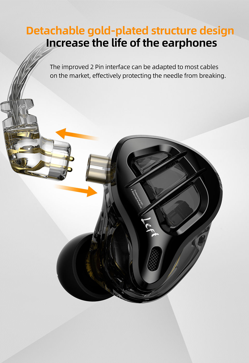 Buy Wholesale China Kz Zar Hybrid Technology 7ba+1dd Iem Hifi In Ear ...