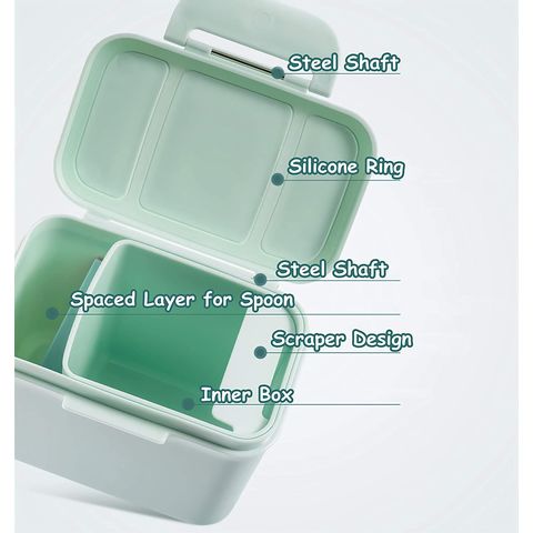 Baby Formula Storage Container 3-Grid Baby Milk Powder Container