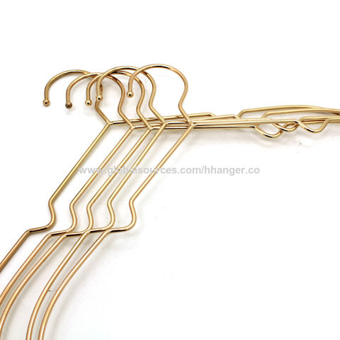 10pcs Anti-slip Clothes Hangers 38cm Plastic Coated Wire Clothes