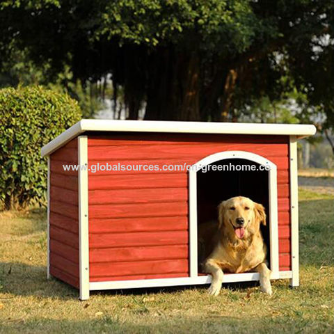 Buy Wholesale China Outdoor Wooden Dog House With Adjustable Foot & Dog  House at USD 40