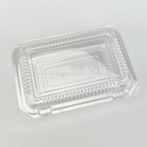 White Transparent Supermarket Disposable Fruit Tray PP Plastic