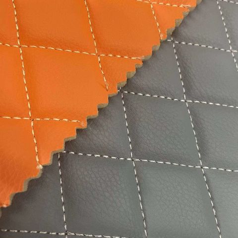Vente housses de sièges auto en cuir artificiel (noir, orange) en