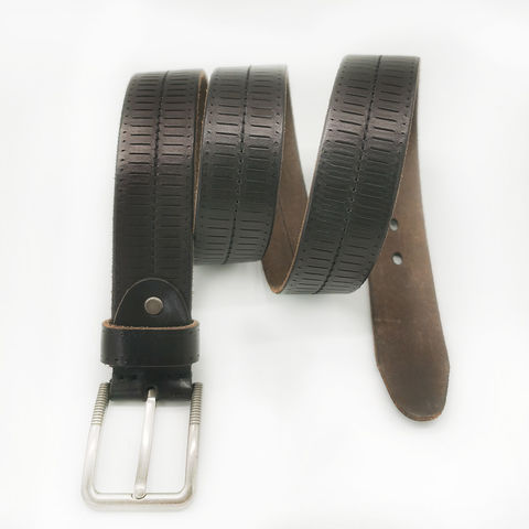 Buy Wholesale China Oem Fw24 Newest Men Genuine Leather Belts, Women's Belt  Versatile Classic Square Pinhole Jeans Belt & Belt at USD 10