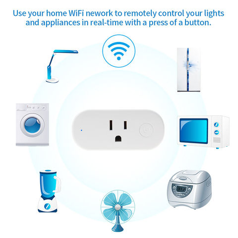15A AU Smart Wifi Power Plug With Power Monitor Smart Home Timer