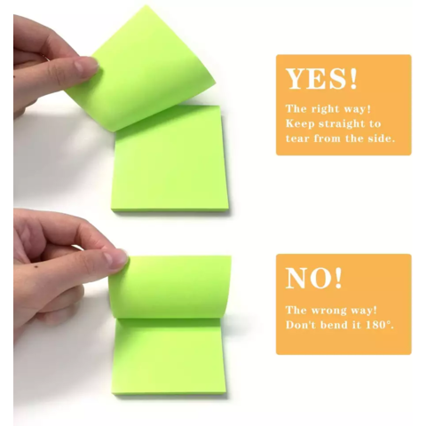 Buy Wholesale China Office Pop Up 3x3inch Self Stick Bright Color Paper Adhesive  Sticky Notes & Sticky Notes at USD 9.9