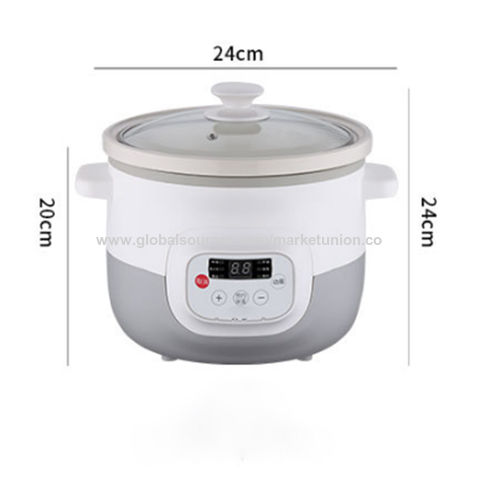 Slow Cooker Ceramic Cooking Pot - 6.5L