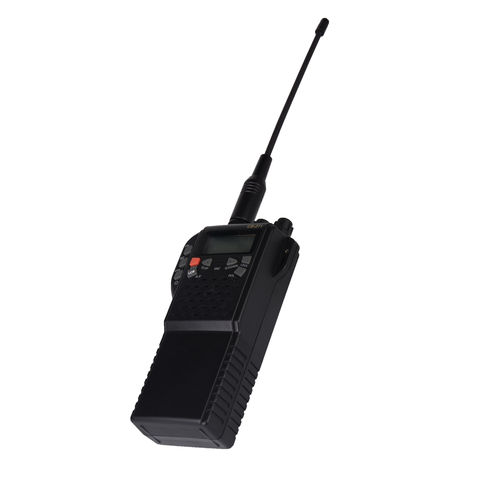 Radio CB portable ultra-compacte avec plus de 400 canaux, idéale pour une utilisation partout dans le monde.