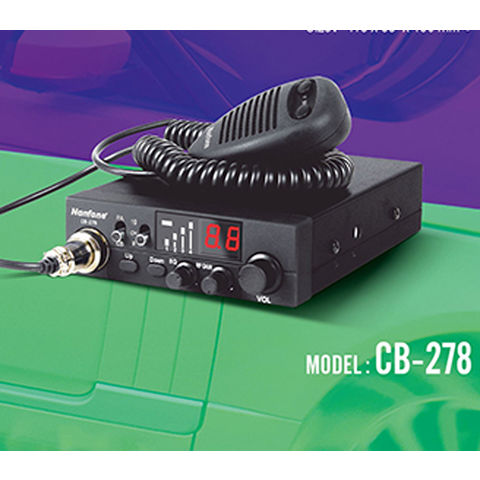 Radio CB AM/FM CB-278 : Alliant valeur et fiabilité dans une radio CB compacte.