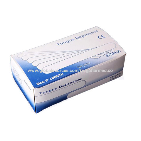 Tongue Depressor, Sterile - 100 per Box - Medical Warehouse