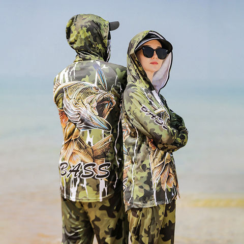 Custom Design OEM Long Sleeve Sports Wear Upf50 Shirt Camo Print Fishing  Hoodies - China Fishing Shirt and Fishing Clothing price