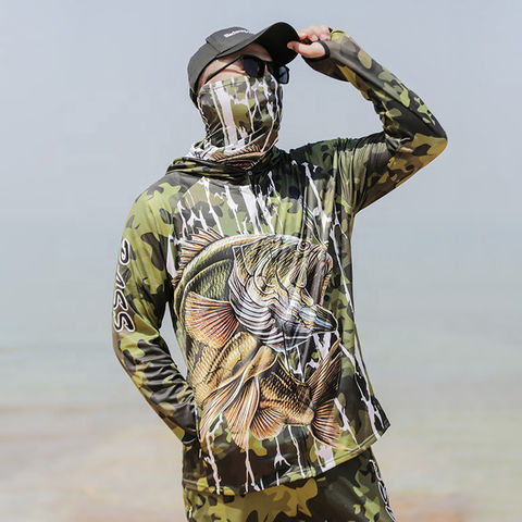Customized Camo Blue Design High Performance Sun Protection Hooded Fishing  Jersey Shirt for Fishing - China Fishing Shirt and Hooded Fishing Shirt  price