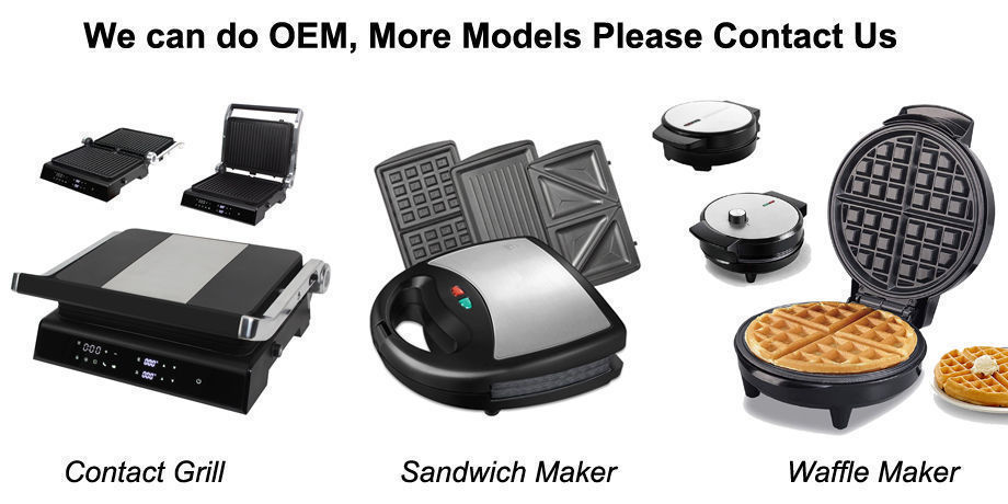 Detachable 3 4 6 7 In 1 Home Use Sandwich Maker 2 Slices 4 Slices