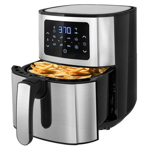 1700W 5.3 QT Electric Hot Air Fryer with Stainless steel and Non
