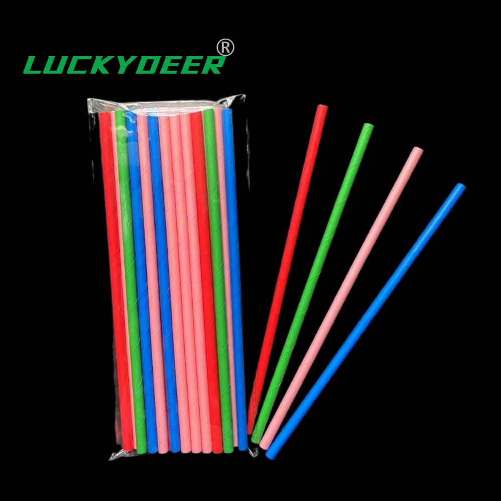 Buy Wholesale China Luckydeer Disposable 7.75" Assorted Straight Paper