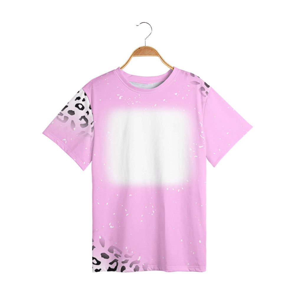 Ladies Short Sleeve T-Shirt Sublimation Blank! White/Pink/Grey White / 3XL