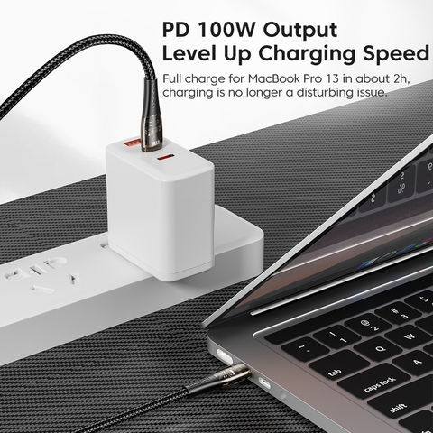 Toocki 100W USB Type C vers USB C câble PD chargeur de charge