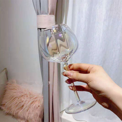 Luxury Goblet Wine Glass Custom Red Big Wine Glass Goblet Round