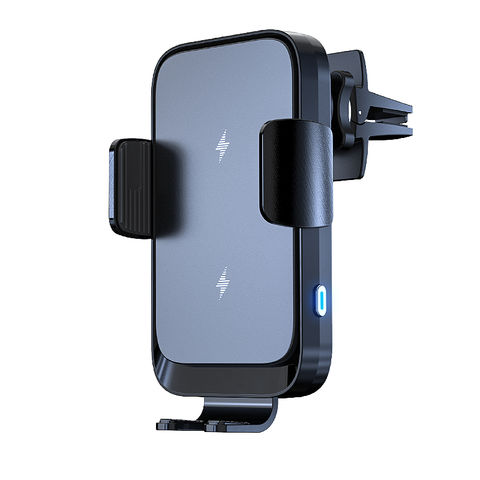 Support de téléphone intelligent sans fil à détection automatique 2022 -  Support de chargeur de voiture sans fil - Support de téléphone de voiture