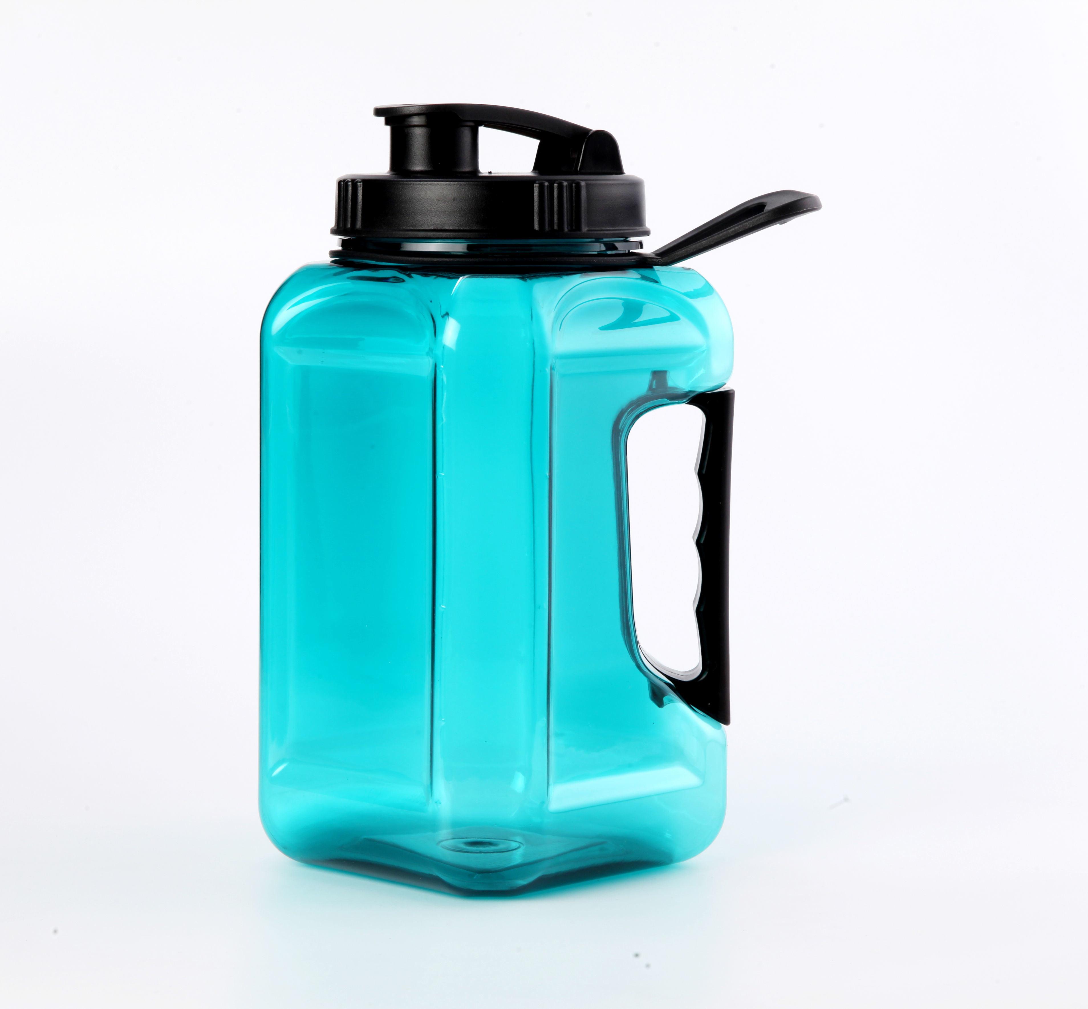 75 Oz Plastic Water Bottle with Handle - Bulk -- 24 Per Case