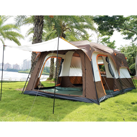 Extra Large Tent family Cabin Tents waterproof double Layer big Tent For Outdoor picnic camping family friends Gathering Buy China Wholesale Camping Tent 5 Globalsources