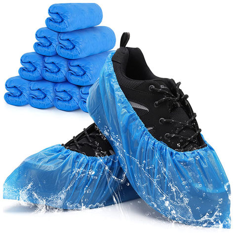 Couvre-chaussures jetables en PE pour la protection Chaussures jetables  pour salle de nettoyage Couvercle - Chine Surchaussures en PE et  surchaussures en plastique prix