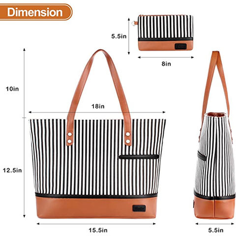 Buy Wholesale China Laptop Tote Bag For Women Large Canvas Women's  Briefcase Waterproof Computer Bag Work Bags & Canvas Tote Bag at USD 5.3