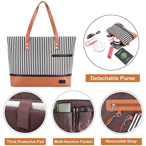 Buy Wholesale China Wholesale Laptop Nylon Stylish Laptop Tote Bag Shoulder  Carry With Handheld Strap Shopping Bag For Women Work Home Office Computer  & Tote Bag at USD 3.9