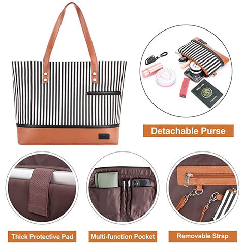 Buy Wholesale China Laptop Tote Bag For Women Large Canvas Women's  Briefcase Waterproof Computer Bag Work Bags & Canvas Tote Bag at USD 5.3