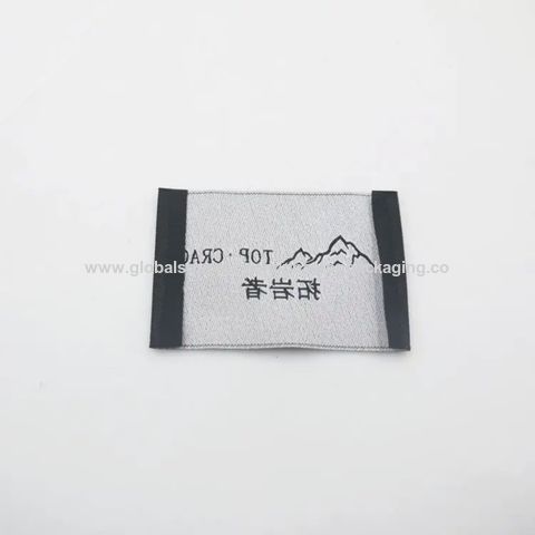 Buy Wholesale China Custom Woven Label Clothing Labels Name Tag T-shirt  With Personalized Brand Logo Size Neck Woven Label & Woven Label at USD  0.01