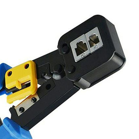 Compare Pince Réseau à sertir Câble LAN Téléphone RJ45 RJ12 RJ11 + 20 Plug  Connecteur RJ45 Price