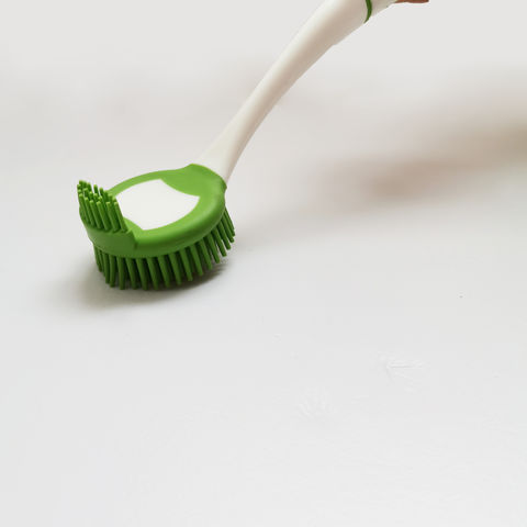 Buy Wholesale China Kitchen Brush Scrubber With Rubber Grip Handle