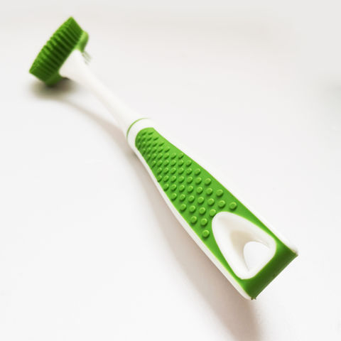 Kitchen Brush Scrubber with Rubber Grip Handle Dish Cookware and