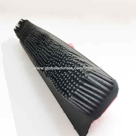 Buy Wholesale China Rubber Floor Brush Broom, Pet Hair Removal Tool With  Squeegee & Telescoping Handle & Rubber Broom at USD 1.308