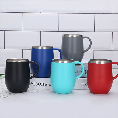 Egg Shape Wine Tumbler Double Wall Insulated Stemless Stainless Steel  Coffee Mug Champagne Flute - China Coffee Mug and Stainless Steel Coffee  Mug price