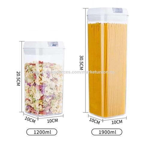 Buy Wholesale China Food Storage Containers Airtight , Vtopmart 7 Pieces  Plastic Cereal Containers With Easy Lock Lids & Food Storage Containers at  USD 6.77