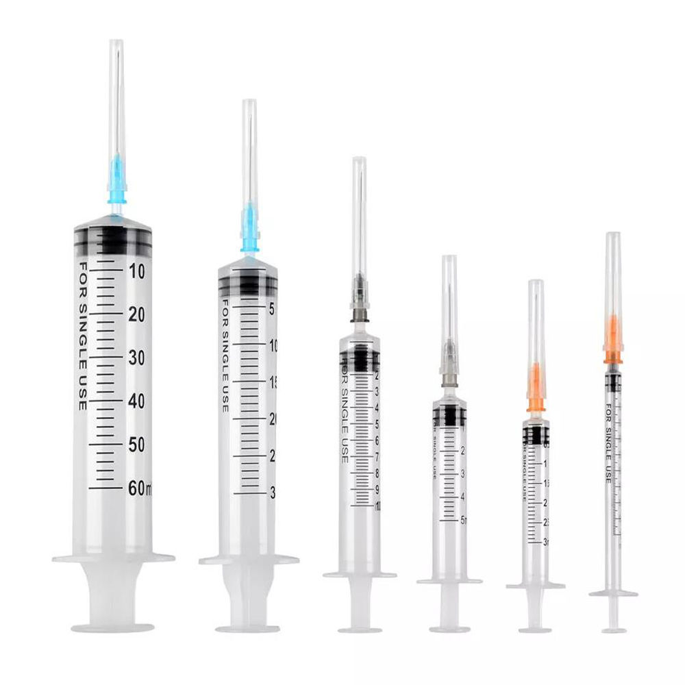 Yesing Disposable Syringe Luer Lock Syringe Without Needle 1ml 2ml 3ml ...