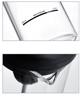 Bodum Milk Frother Beaker BEAKER HEAT RESISTANT GLASS with max