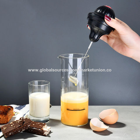 Handheld Electric Milk Frother Waterproof Detachable Stainless