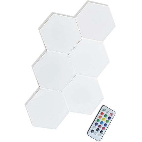 Buy Wholesale China Creative Modular Touch Sensitive Honeycomb White Led  Night Light Diy Panel Smart Led Hexagon Wall Lights & Wall Lights at USD  16.9