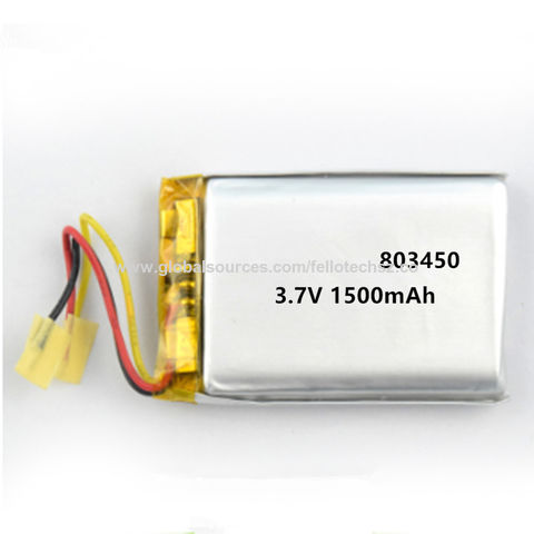 Buy Wholesale China Lipo Battery Rechargeable 704050 3.7v 1600mah  Electronic Lock Electronic Sensor Dash Cam Pos Machine & Lithium Polymer  Battery Cell at USD 1.123