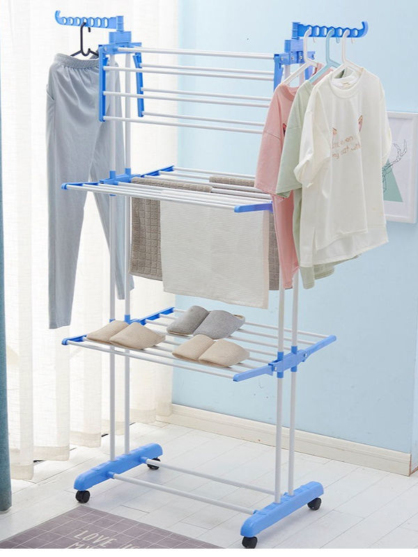 Buy Wholesale China Clothes Drying Rack Folding Clothes Rail 3