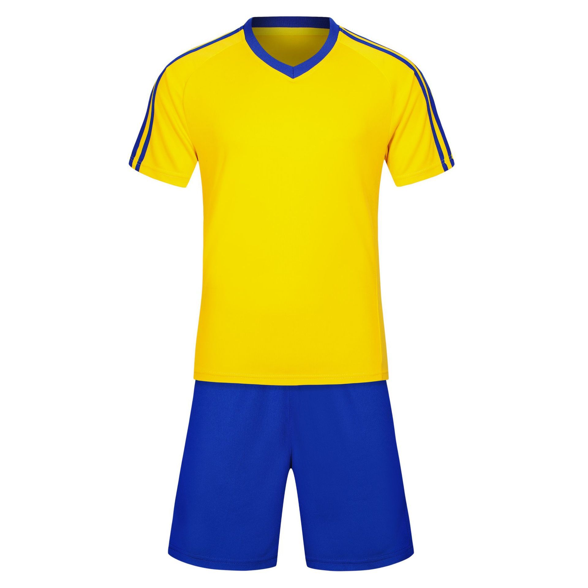 Source Yellow wholesale blank soccer jersey v neck on m.