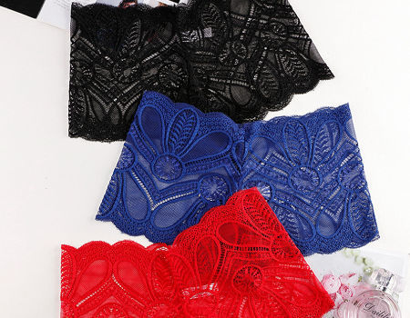 Buy Wholesale China In Stock Fashion Boyleg Underwear Panties Plus Size  Women Sexy Full Lace Transparent Panties & Full Lace Transparent Panties at  USD 1.2